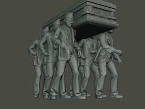 dancing coffin meme 3D Принт Модель