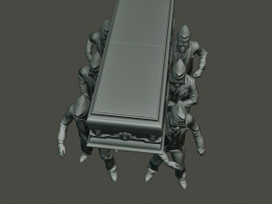 dancing coffin meme 3D Принт Модель