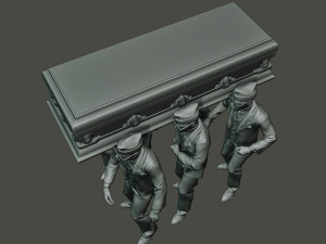 dancing coffin meme 3D Принт Модель