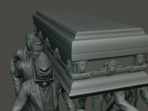 dancing coffin meme 3D Принт Модель