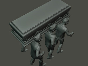 dancing coffin meme 3D Принт Модель