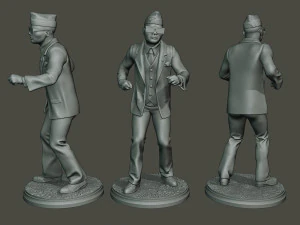 dancing coffin meme a pack 3D Print Model