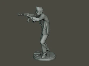 meme del ata&uacute;d bailando b 002 Modelo de impresión 3D