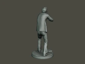 meme del ata&uacute;d bailando b 002 Modelo de impresión 3D