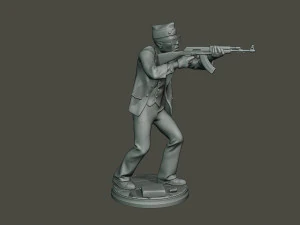 meme del ata&uacute;d bailando b 002 Modelo de impresión 3D