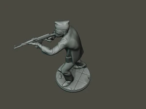 meme del ata&uacute;d bailando b 002 Modelo de impresión 3D