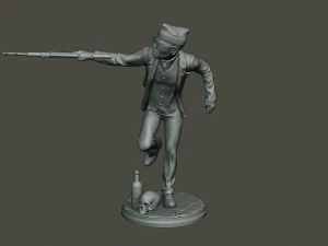 meme del ata&uacute;d bailando b 003 Modelo de impresión 3D