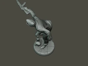 meme del ata&uacute;d bailando b 003 Modelo de impresión 3D