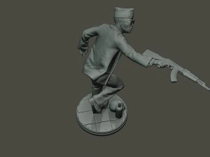 meme del ata&uacute;d bailando b 003 Modelo de impresión 3D