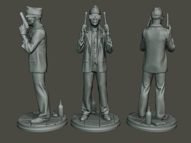 dancing coffin meme b 004 3D Print Model .c4d .max .obj .3ds .fbx .stl .blend 