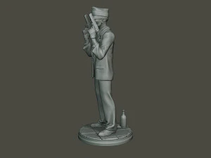 meme del ata&uacute;d bailando b 004 Modelo de impresión 3D