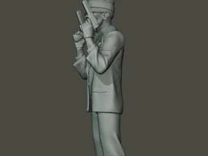 meme del ata&uacute;d bailando b 004 Modelo de impresión 3D