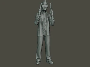 meme del ata&uacute;d bailando b 004 Modelo de impresión 3D