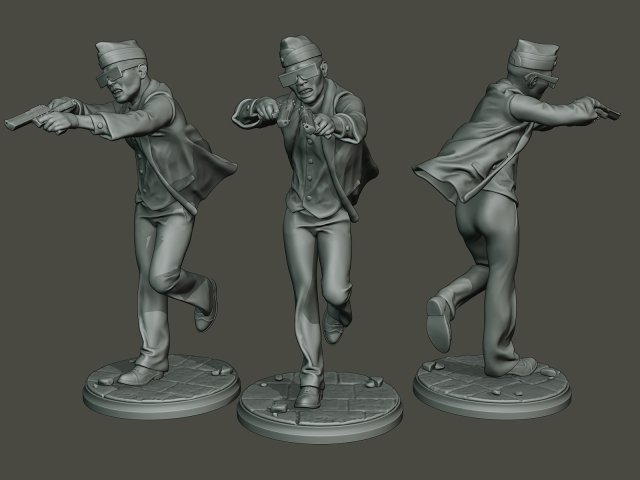 dancing coffin meme b 006 3D Print Model .c4d .max .obj .3ds .fbx .stl .blend 