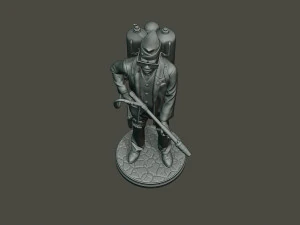 meme ata&uacute;d bailando b 012 Modelo de impresión 3D