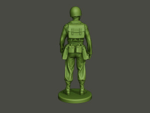 american soldier ww2 stand a8 3D Print Model