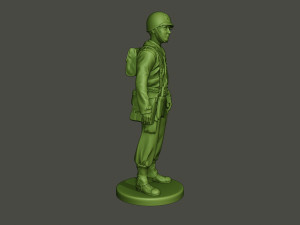 american soldier ww2 stand a8 3D Print Model