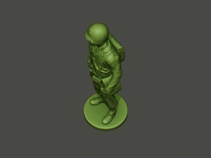 soldado americano ww2 ficar a8 Modelo de Impressão 3D