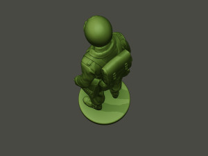 american soldier ww2 stand a8 3D Print Model