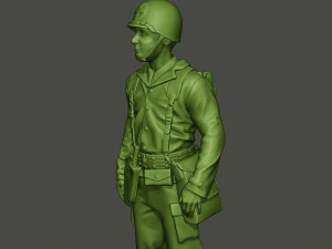 soldado americano ww2 ficar a8 Modelo de Impressão 3D