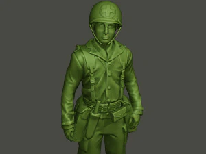 soldado americano ww2 ficar a8 Modelo de Impressão 3D