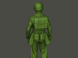 american soldier ww2 stand a8 3D Print Model