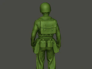 soldado americano ww2 ficar a8 Modelo de Impressão 3D