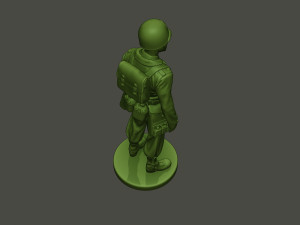 american soldier ww2 stand a8 3D Print Model