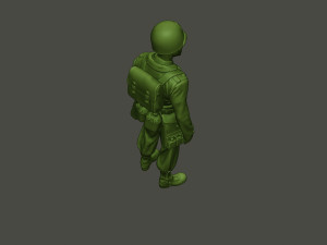 american soldier ww2 stand a8 3D Print Model