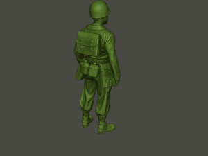 american soldier ww2 stand a8 3D Print Model