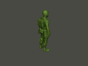 american soldier ww2 stand a8 3D Print Model