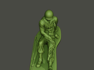 american soldier ww2 wounded a8 3D 打印模型