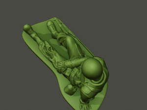 american soldier ww2 wounded a8 3D 打印模型