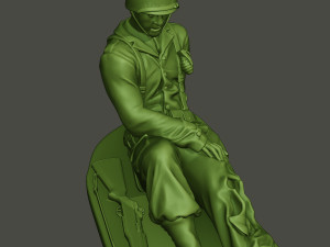 american soldier ww2 wounded a8 3D 打印模型
