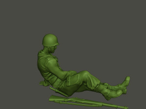 american soldier ww2 wounded a8 3D 打印模型