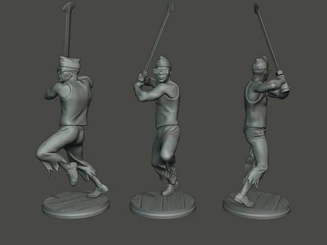 meme ata&uacute;d bailando c 004 Modelo de impresión 3D .c4d .max .obj .3ds .fbx .stl .blend 