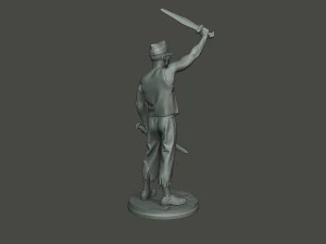 meme ata&uacute;d bailando c 006 Modelo de impresión 3D