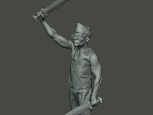 meme ata&uacute;d bailando c 006 Modelo de impresión 3D