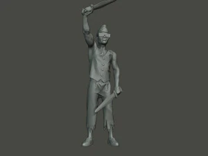 meme ata&uacute;d bailando c 006 Modelo de impresión 3D