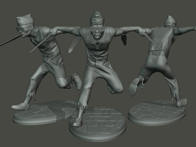 dancing coffin meme c 007 3D 打印模型 .c4d .max .obj .3ds .fbx .stl .blend 