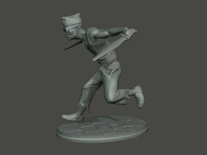 meme ata&uacute;d bailando c 007 Modelo de impresión 3D