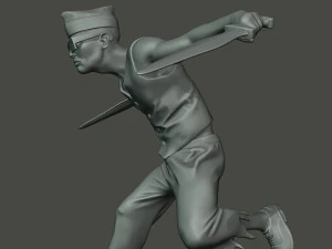 meme ata&uacute;d bailando c 007 Modelo de impresión 3D