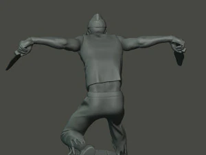 meme ata&uacute;d bailando c 007 Modelo de impresión 3D