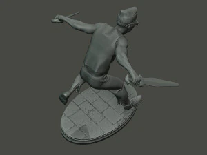 meme ata&uacute;d bailando c 007 Modelo de impresión 3D