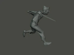 meme ata&uacute;d bailando c 007 Modelo de impresión 3D