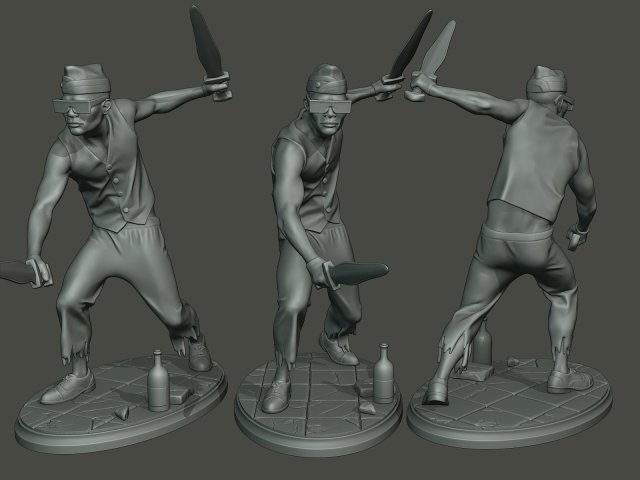 dancing coffin meme c 008 3D Принт Модель .c4d .max .obj .3ds .fbx .stl .blend 