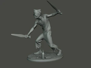 meme ata&uacute;d bailando c 008 Modelo de impresión 3D