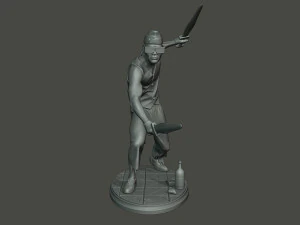 meme ata&uacute;d bailando c 008 Modelo de impresión 3D