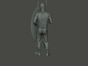 踊る棺ミーム c 013 3Dプリントモデル