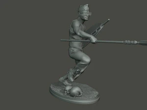 meme ata&uacute;d bailando c 014 Modelo de impresión 3D